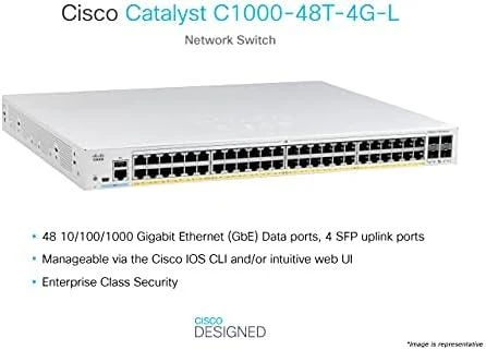 Šakotuvas Switch Cisco Catalyst 1000 (C1000-48T-4G-L)