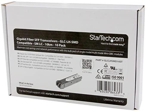 Šakotuvas StarTech GIGABIT FIBER SFP - 10 PACK - GLCLHSMD10ST