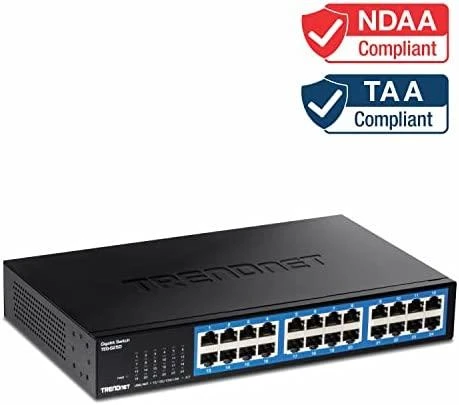 Šakotuvas Jungiklis TRENDnet 24-PORT GIGABIT DESKTOP SWITCH