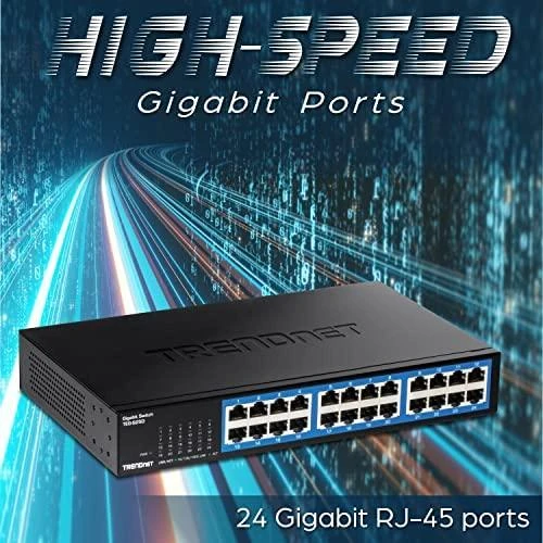 Šakotuvas Jungiklis TRENDnet 24-PORT GIGABIT DESKTOP SWITCH