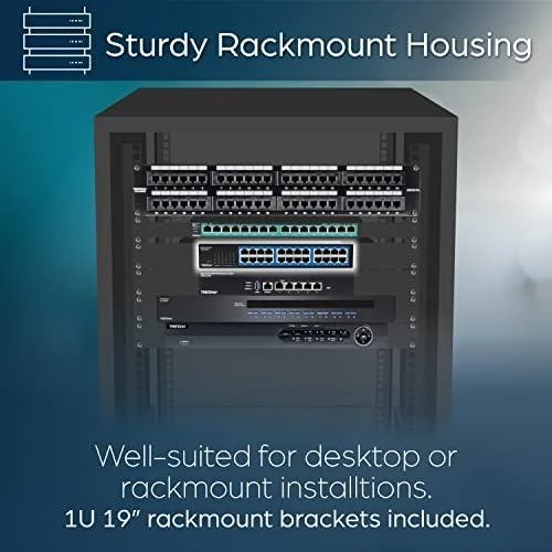 Šakotuvas Jungiklis TRENDnet 24-PORT GIGABIT DESKTOP SWITCH