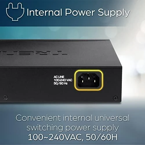 Šakotuvas Jungiklis TRENDnet 24-PORT GIGABIT DESKTOP SWITCH