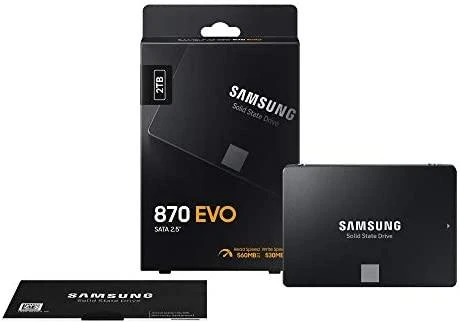 Kietasis vidinis diskas SSD SAMSUNG 870 EVO 2TB/SATA 3.0|MLC/MZ-77E2T0B/EU