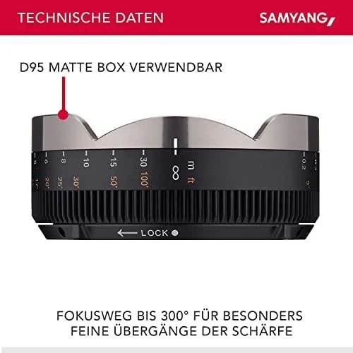 Samyang V-AF MF adapteris su fokusuotės skale