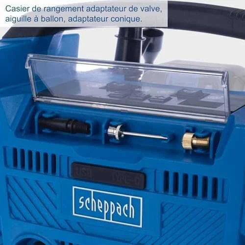 Kompresorius/oro pompa 3 in1 Airforce 6, Scheppach
