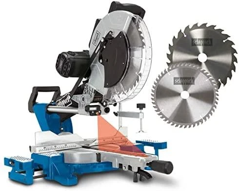 Skersinio pjovimo staklės HM140L + papildomas pjovimo diskas, Scheppach