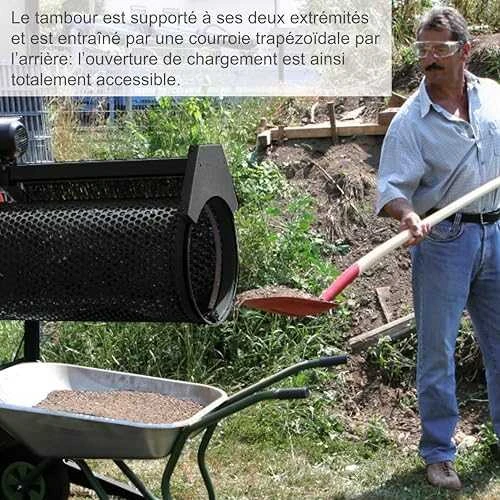 Būgninis sijotuvas RS400, Scheppach