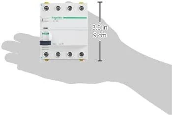Schneider Electric Schneider Liekamosios srovės grandinės pertraukiklis 4P 40A 0,03A tipas A iID - A9Z21440
