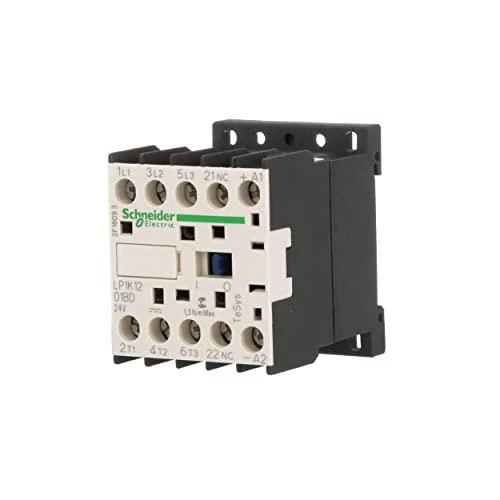 Schneider Electric Schneider Maitinimo kontaktorius 12A 3P 24V DC 0Z 1R (LP1K1201BD)