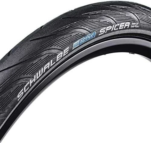 Schwalbe SPICER PLUS 35-622 PunctureGuard Žalias juodas+reflective stripe