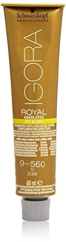 Schwarzkopf Igora Royal Absolutes ilgalaikio poveikio žilų plaukų dažai 60 ml - 9-560