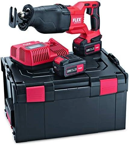 Akumuliatorinis tiesinis pjūklas FLEX RSP DW 18.0-EC/5.0 Set