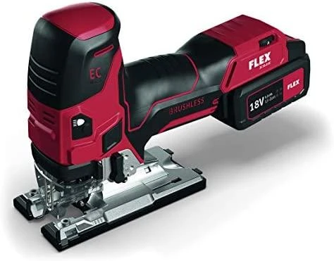 Akumuliatorinis siaurapjūklis FLEX JS 18,0-EC/5,0 Set