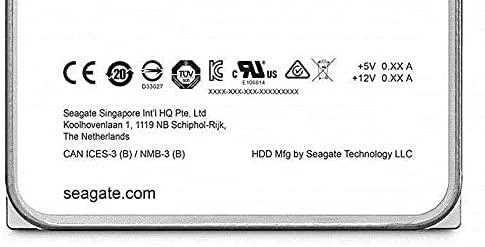 Kietasis diskas SEAGATE NAS HDD 12TB IronWolf 7200rpm 6Gb/s SATA 64MB talpykla 8,9 cm 3,5 colio 24x7 NAS ir RAID Rackmount Systeme BLK