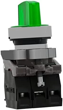 Schneider Electric 3 fazių apšvietimo jungiklis 24V žalias XB4BK133B5