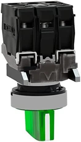 Schneider Electric 3 fazių apšvietimo jungiklis 24V žalias XB4BK133B5