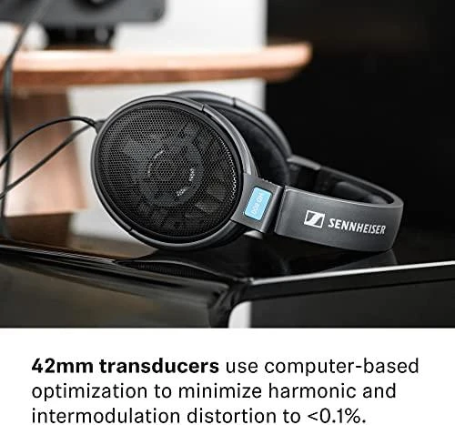 Sennheiser HD 600 Hi-Fi profesionalios audiofilinės ausinės, Juodos spalvos