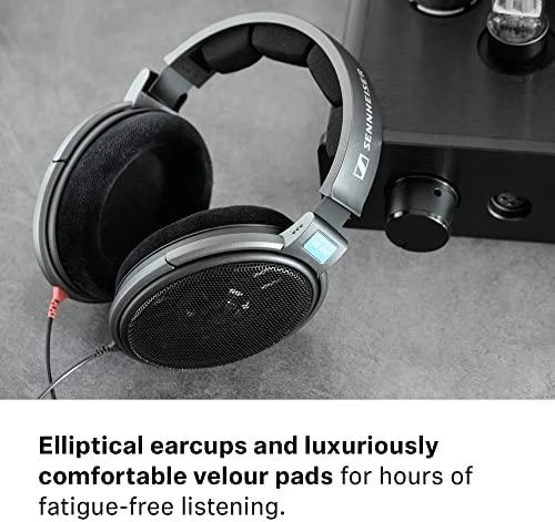 Sennheiser HD 600 Hi-Fi profesionalios audiofilinės ausinės, Juodos spalvos