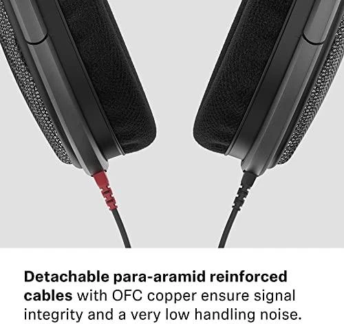 Sennheiser HD 600 Hi-Fi profesionalios audiofilinės ausinės, Juodos spalvos
