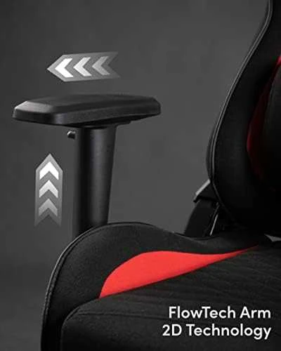Žaidimų kėdė SENSE7 Spellcaster, Raudona (medžiaginė)