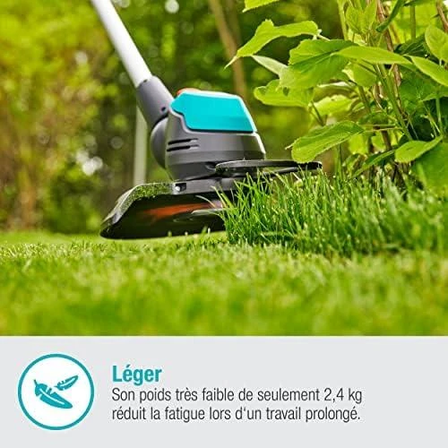 Gardena akumuliatorinė žoliapjovė EasyCut 23/18V P4A 18V pilnas komplektas