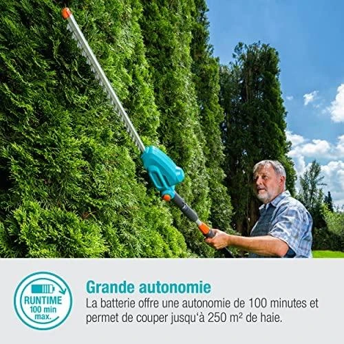 Akumuliatorinės teleskopinės gyvatvorių žirklės Gardena THS 42/18V P4A
