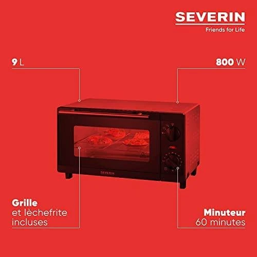 Mini orkaitė Severin  TO 2052 9 L, 800 W