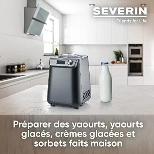 Severin EZ 7407 Kompaktiškas ledų ir jogurto gaminimo aparatas