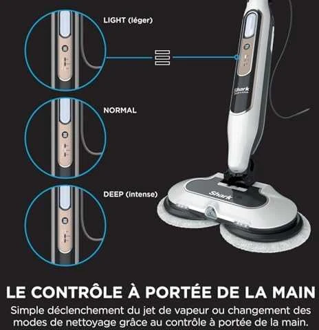 Sharkclean S8201EU stick vacuum/electric broom AC Wet 1120 W Juodas, Pilkas, Baltas