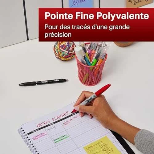 Sharpie smulkūs juodi žymekliai (36 vnt.) - 2025040