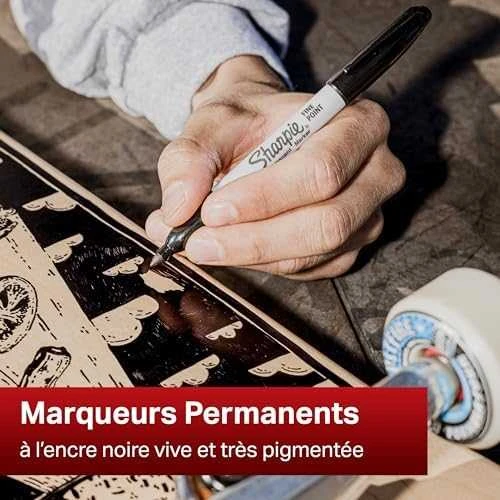 Sharpie smulkūs juodi žymekliai (36 vnt.) - 2025040