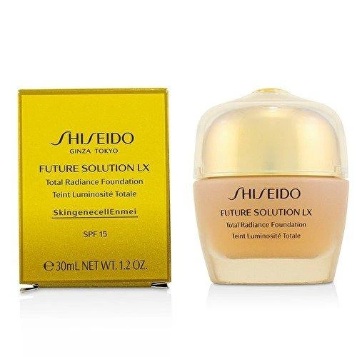 Shiseido Future Solution LX Total Radiance Foundation jauninamasis makiažo pagrindas SPF 15, atspalvis: Neutral 3, 30 ml