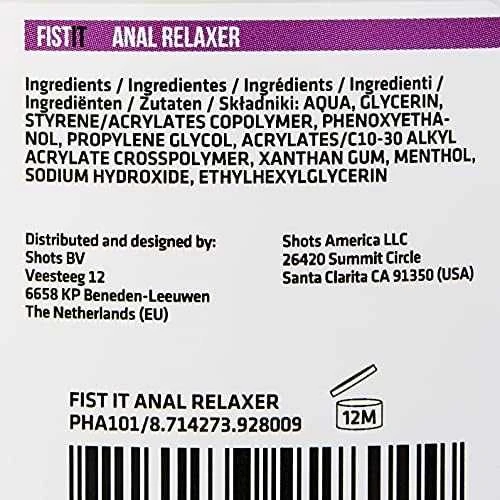 Shots Pharmquests Vanduo fisting gelis atpalaiduojantis analinis seksas 500ml