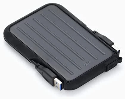 SILICON POWER COMPUTER & COMMUNICAT SILICON POWER Išorinis kietasis diskas HDD Armor A66 2.5" 1TB USB 3.2 IPX4 Juodas