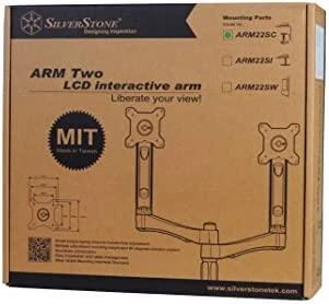 Silverstone SST-ARM22SC - laikiklis 2 monitoriams