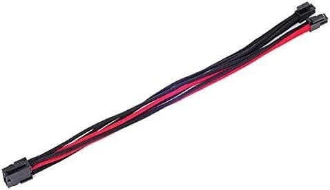 SilverStone ATX/EPS 8-pin - ATX/EPS 8-pin, 0.3m, Juodai-raudona (SST-PP07-EPS8BR)