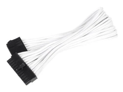 SilverStone SST-PP07-MBW 1 x pagrindinės plokštės 24 kontaktų jungtis, Išplėskite kabelio ilgio esamą maitinimo šaltinį, Suderinamas su visais PSU.