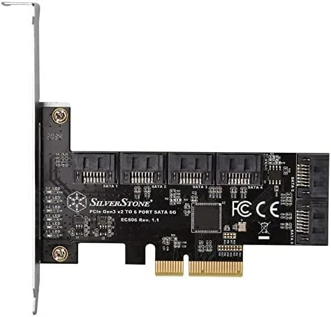 Kontroler SilverStone PCIe 3.0 x4 - 6x SATA III (SST-ECS06)