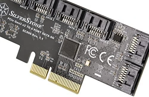Kontroler SilverStone PCIe 3.0 x4 - 6x SATA III (SST-ECS06)