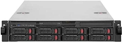 Serveris SilverStone RM22-308 Rackmount Server Gehäuse, 2U, E-ATX - juodas