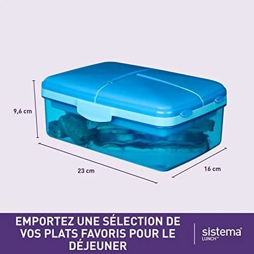 Sistema SISTEMA Food Container Slimline Quaddie 1,5L (3965)