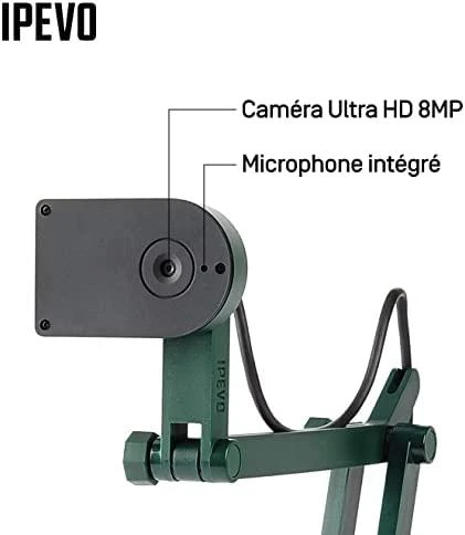 IPEVO V4K PRO dokumentų kamera Pilka USB 2.0