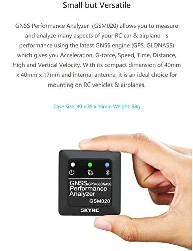 GNSS matavimo prietaisas RC modeliams SkyRC GSM020