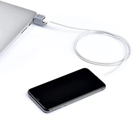 Šakotuvas „Smart Keeper“ „Smartkeeper“ „SmartKeeper Basic“ su USB-A prievadu, išmanusis duomenų blokatorius, dunkleblau