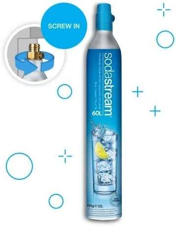 SODASTREAM angliarūgštės (CO2) cilindro papildymas, 60L
