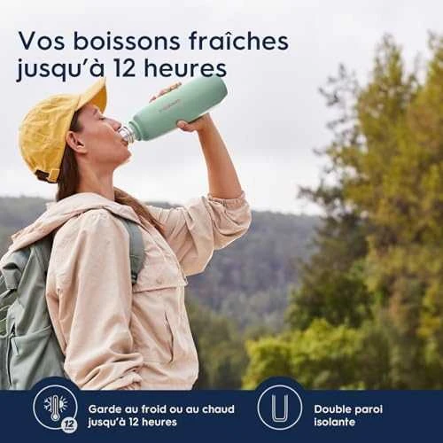 Buteliukas Sodastream Fizz & GO DWS, 0,9 l, Mėtų spalvos