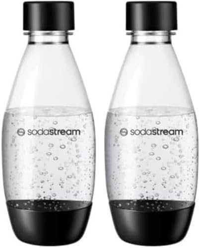 Buteliukai SodaStream DWS Fuse, juodos spalvos, 2 x 0,5 l