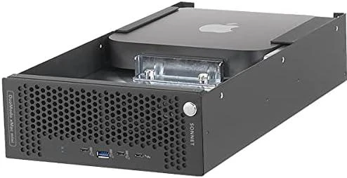 Sonnet DuoModo xMac mini korpusas su Apple kompiuteriu