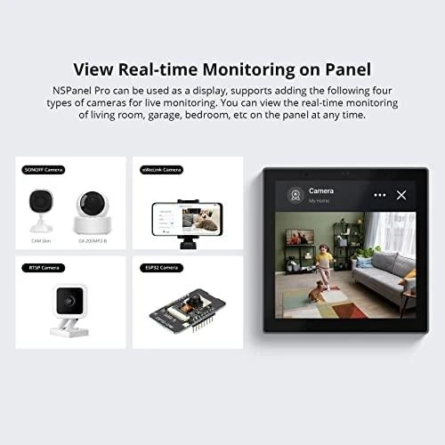 SONOFF NSPanel Pro išmanioji valdymo panelė, Zigbee 3.0, BT, Wi-Fi