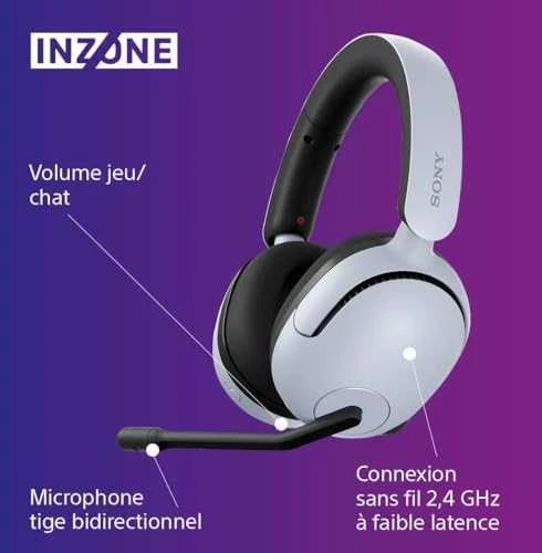 Sony INZONE H5  ausinės, Baltos